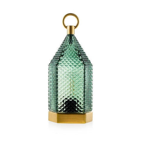 Emò Italia Lampada Lanterna in vetro "Cosmos" D10xH23 cm 4 varianti(1 unità)