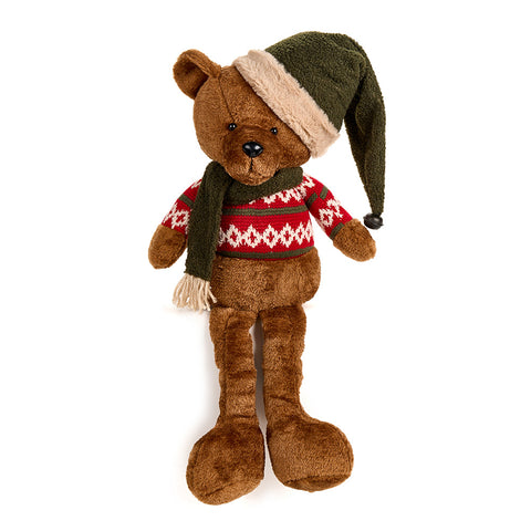 Nuvole di Stoffa Peluche Orso seduto "Bear Wonderland" H68 cm 2 varianti (1pz)