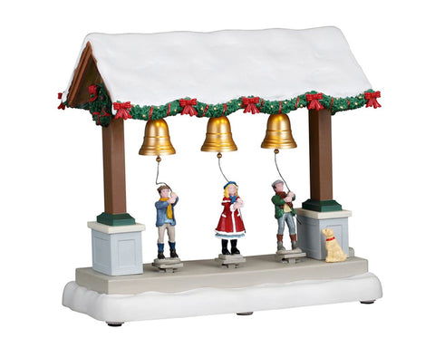 LEMAX Edificio in movimento "Christmas Bells Are Ringing" H19.4x20.6x10.7 cm