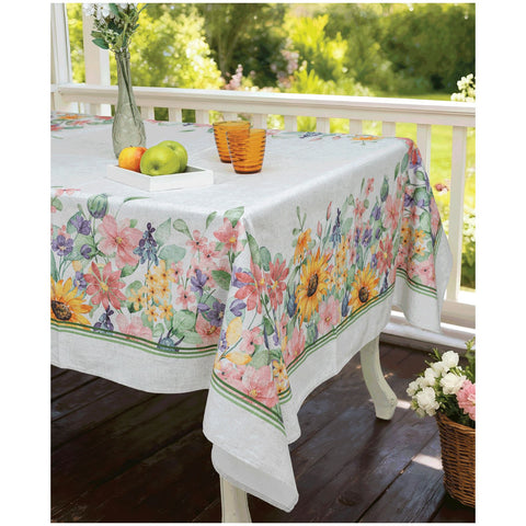 L'Atelier 17 Tovaglia in cotone con fiori "In the Garden" 155x220 cm 6 varianti(1 unità)