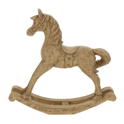 CAVALLO A DONDOLO RESINA 43XH43CM