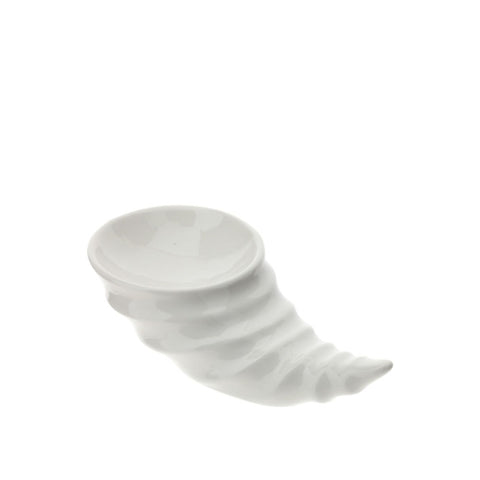 Hervit Cornucopia bowl in white porcelain 30x15xH9 cm