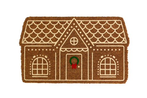 Nuvole di Stoffa Paillasson tapis de Noël pour entrée en coco 45x75 cm