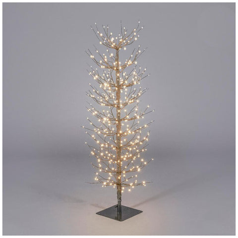 EDG Enzo De Gasperi Hêtre Noir 400 LED (lumière chaude) H120xP40 cm