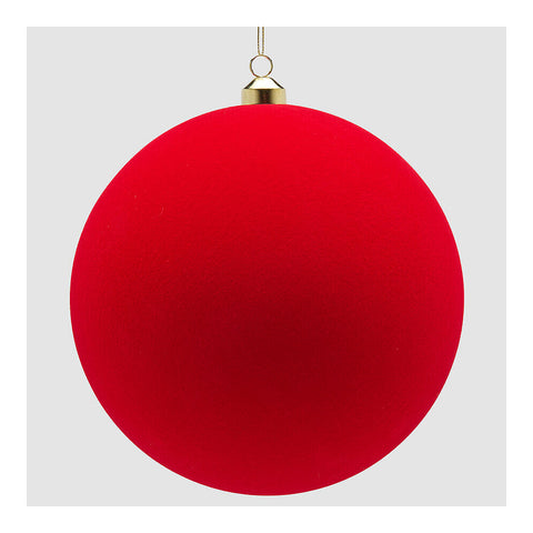 EDG Enzo De Gasperi Box 3 sfere di natale da appendere in velluto D20 cm 3 varianti (3 unità)