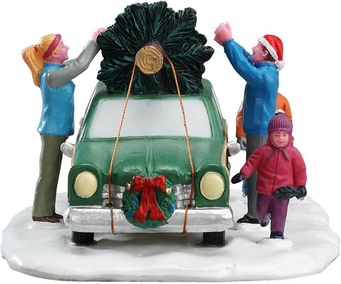 LEMAX Personaggi Albero di Natale "Christmas Tree Transport" H7.9x14x11 cm