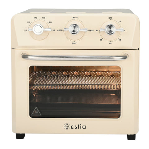 Estia Home Forno Friggitrice ad Aria in acciaio inox Crema "Epoque" 1400W 12lt