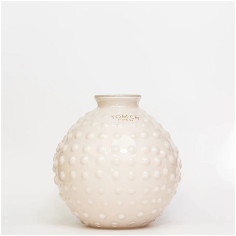 TOMCH London Vaso "Clair Microbolle" artigianale in vetro soffiato H21 cm 11 varianti(1 unità) - Angelica Home Stabia