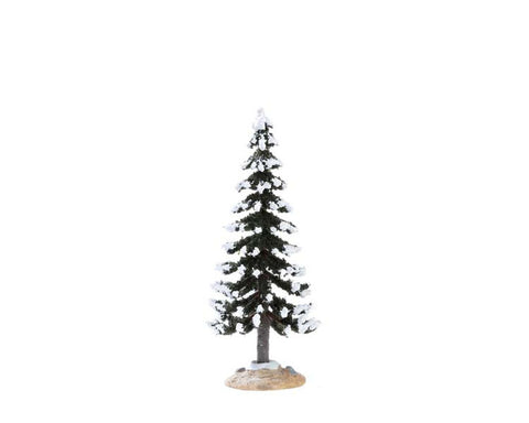 LEMAX Albero di pino innevato "Snowy Layered Tree" H13.5x4.8x4.8 cm