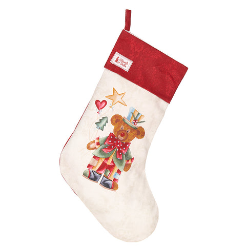 Chaussette d'Epiphanie Nuages ​​de Tissu "Bear Wonderland" 40x20 cm 4 variantes (1pc)