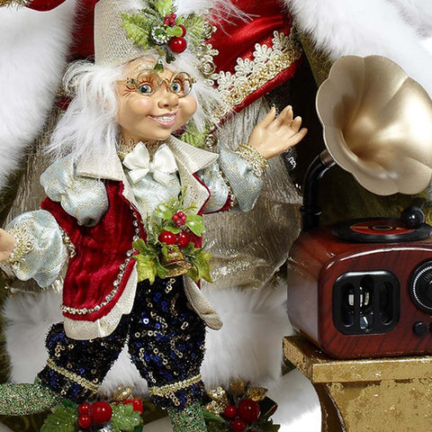 GOODWILL Mark Roberts Babbo natale con elfo H58.5 cm - Angelica Home Stabia