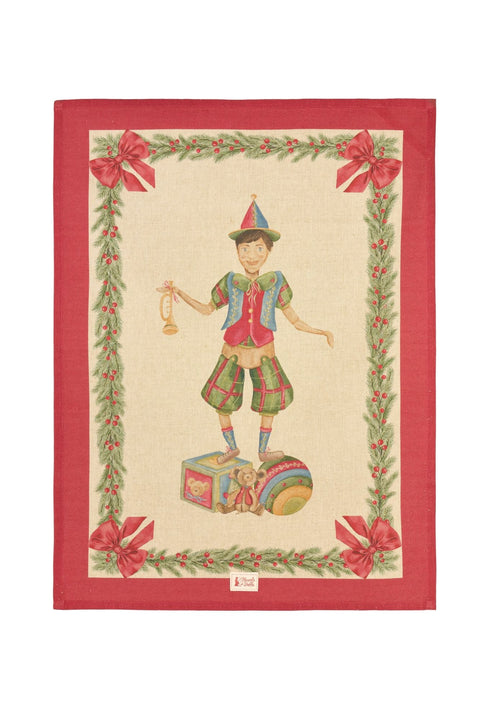 Nuvole di Stoffa Strofinaccio da cucina natalizio 50x70 cm 3 varianti (1 unità)