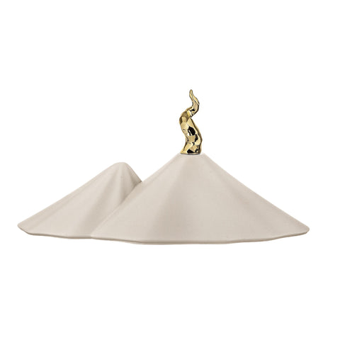 Bongelli Preziosi Scultura Vesuvio con Corno 17x10 cm 5 varianti(1 unità)