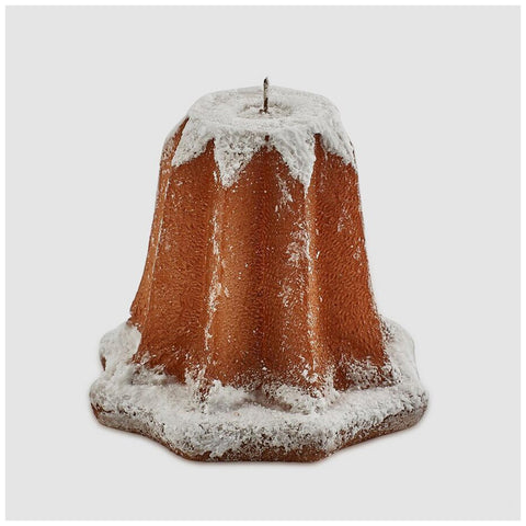 EDG Decorative candle in the shape of a Christmas pandoro lasting 30 hours h17 Ø15 cm