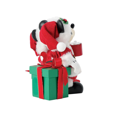 Department 56 Disney Set 2 Statuine di natale Topolino e Minnie "Cocoa Break" 19x11.5xH14 cm