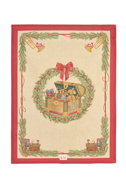 Nuvole di Stoffa Strofinaccio da cucina natalizio 50x70 cm 3 varianti (1 unità)