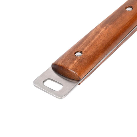 Estia Home Économe en acier inoxydable, manche en bois « Allure » 19x5.5 cm