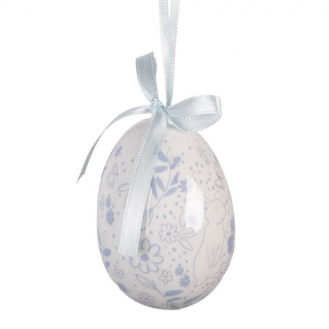 Clayre & Eef Set 9 Decori Uova di pasqua decorative da appendere D5xH8 cm