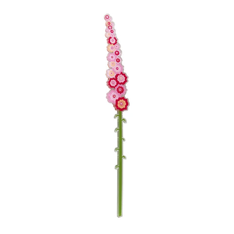 Vesta Fiore decorativo grande in cristallo acrilico H58 cm