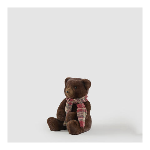 EDG Teddy statuina natalizia in tessuto 25x21xH30 cm