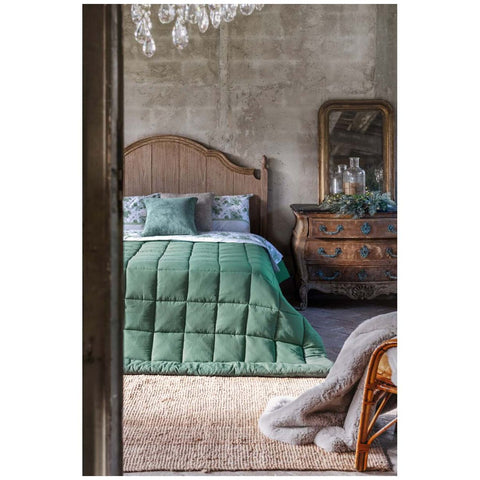 Blanc Mariclò "Diamante" Green Winter Double Duvet 260x260 cm