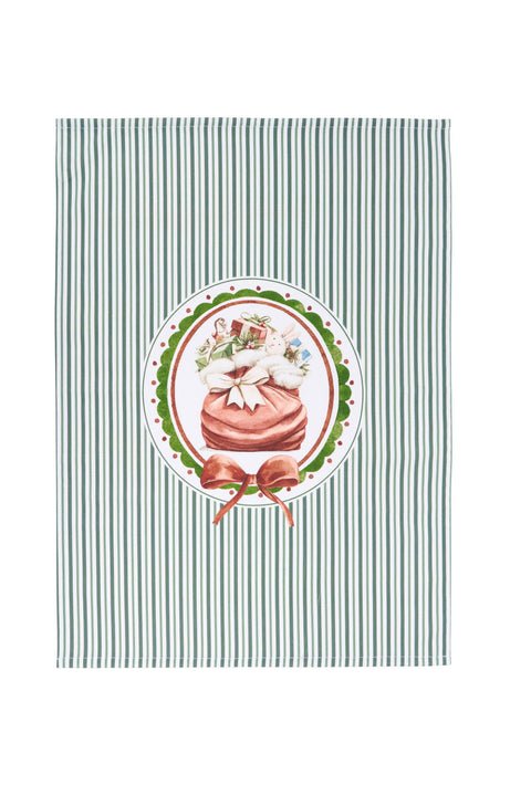 Nuvole di Stoffa Set natalizio strofinaccio + mestolo "MAGIC NOEL" cotone 50x70 cm 6 varianti (1 unità)