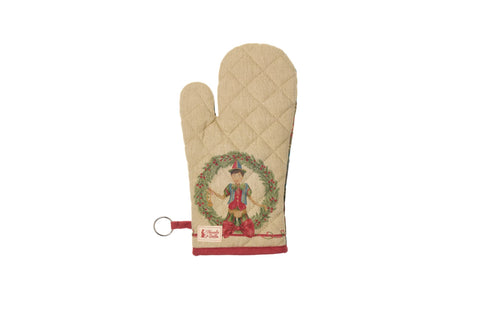 Nuvole di Stoffa Guantone da cucina natalizio cotone 19x32 cm 2 varianti (1 unità)