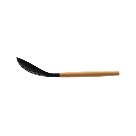 Estia Home Cucchiaio scanalato da cucina in silicone "Bamboo Essentials" 33x8.5x5.7 cm