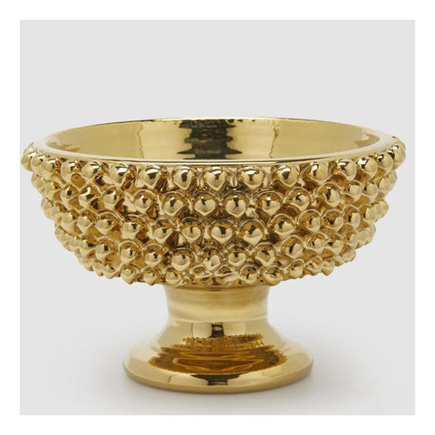 Edg Vaso Pigna ceramica oro D40xH24.5 cm