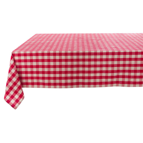 Blanc Mariclò Tovaglia a quadretti in cotone "Tradizione di Casa" 150x190 cm
