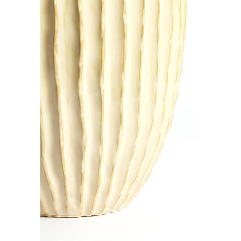 Light & Living Vaso portafiori in ceramica sabbia/beige "Talea" D25xH28 cm