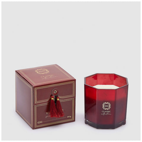 EDG - Enzo De Gasperi Glass candle with "Classic" perfume large 4 variants (1pc)