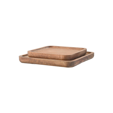 Estia Home Set 2 Vassoi rettangolari da cucina in legno di acacia "Allure"