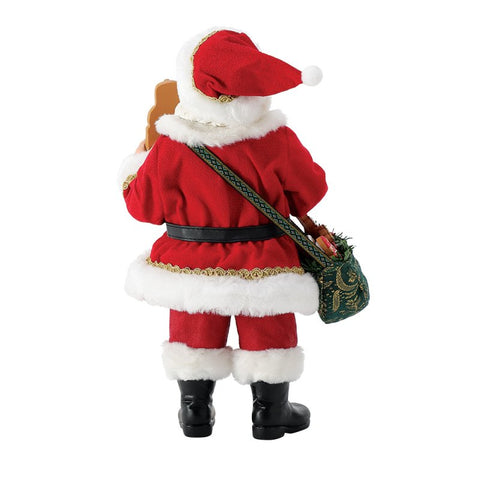 Department 56 Possible Dreams Babbo Natale "Nutcracker Sweet" 15.5x14xH28 cm