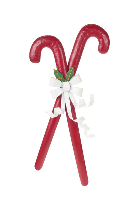 Décoration de Noël en tissu Nuages ​​Canne à sucre « Carrousel » 37 x 6 x H 77 cm