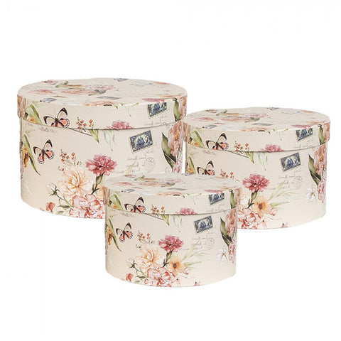CLAYRE & EEF Set 3 cappelliere Ø 24x16 / Ø 22x15 / Ø 21x13 cm