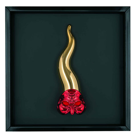 Bongelli Preziosi Pulcinella Corne Peinture 17,5x17,5 cm 2 variantes (1 unité)
