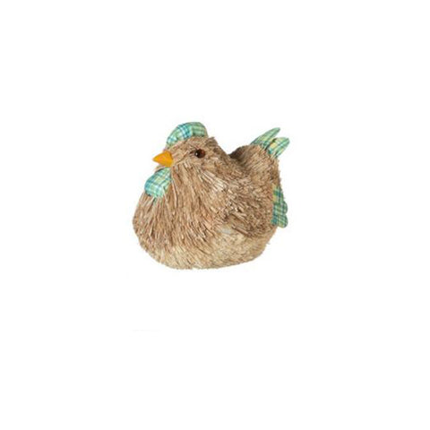 L'Arte di Nacchi Pulcino di pasqua in paglia 10x12xH11 cm - Angelica Home Stabia