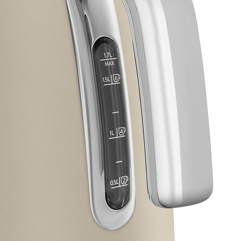 Smeg Electric Kettle 2400W stainless steel Moonlight Beige matte 1.7L