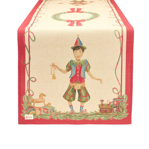 Nuvole di Stoffa Runner di natale cotone 50x150 cm 2 varianti (1 unità)