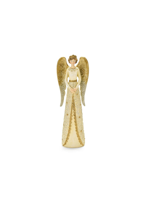 Figurine Ange Nuages ​​en Tissu en résine « Darling » H 25,5 cm 2 variantes (1 unité)