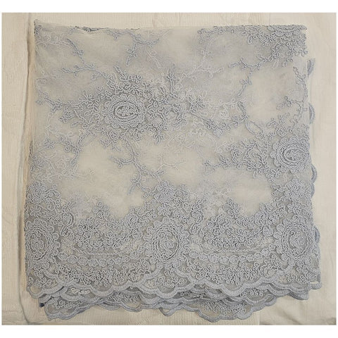 Charming table cover in total lace "Maria Antonietta" Made in Italy 120x120 cm 2 variants (1pc)