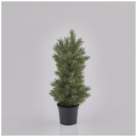 EDG Small artificial pine Christmas tree in PVC pot D11xH40 cm