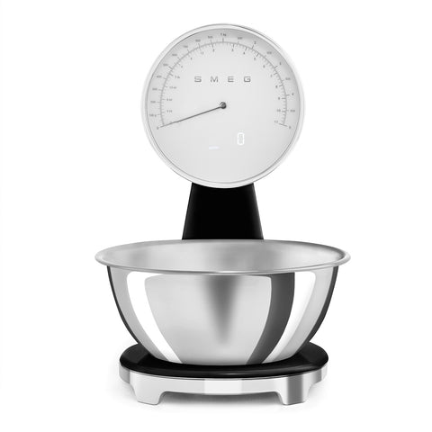 Smeg Kitchen scale in polished stainless steel 180x250xH315 mm