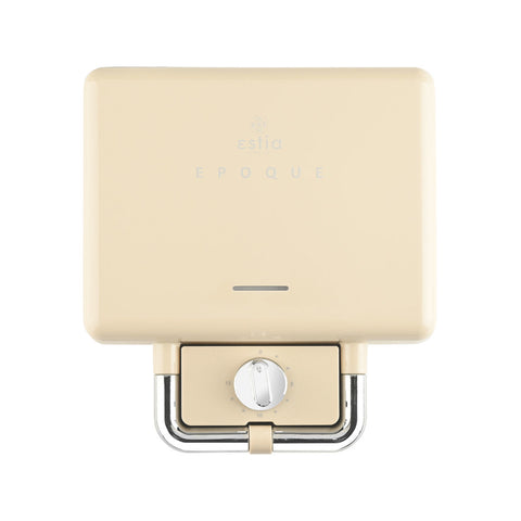 Estia Home Tostapane elettrico 2 Fette in acciaio Retro crema "Epoque" 800W