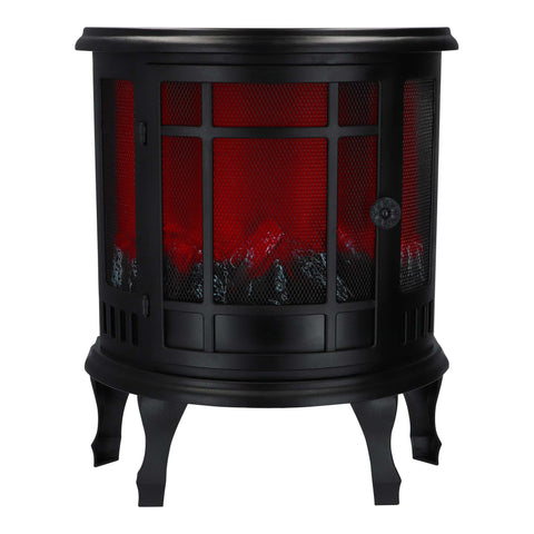 Décoration de Noël Timstor Cheminée antique avec lumières LED 46 x 23,5 x H 56 cm