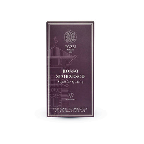 Pozzi Milano Désodorisant d'ambiance "Rosso Sforzesco" + Sticks 1000 ml