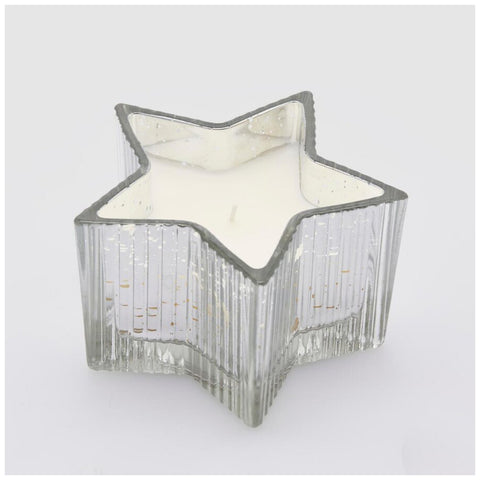 Bougie parfumée étoile de Noël EDG Enzo De Gasperi en verre 3 variantes (1pc)