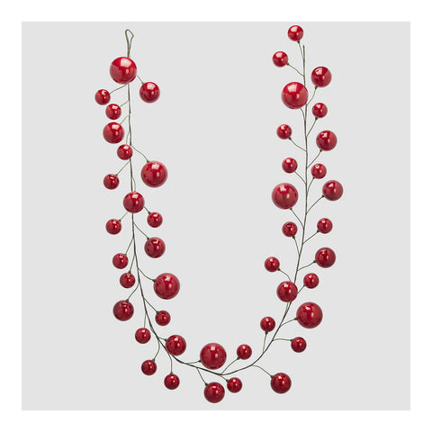 EDG Christmas garland 47 Christmas baubles L280 cm 2 variants (1 unit)