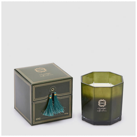 EDG - Enzo De Gasperi Glass candle with "Classic" perfume large 4 variants (1pc)